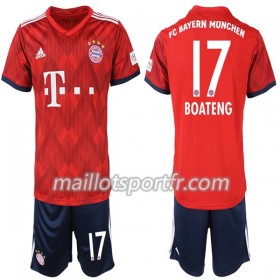 Maillot de Foot Bayern Munich Boateng 17 Enfant Domicile 2018/19